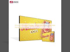 Display video LCD da 55 pollici, muro video da 500 nit Zero Bezel per il Business Center
