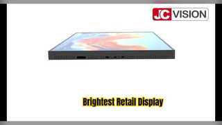 Lightbox da pavimento ad alta luminosità – 2000 cd/m², FHD, segnaletica digitale Android per la vendita al dettaglio