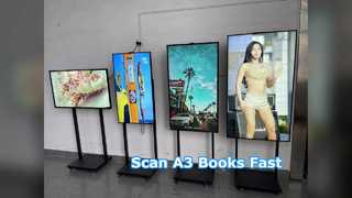Scansione veloce di libri A3 con scanner professionale da 24 MP