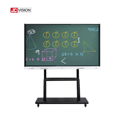 Lavagna astuta d'istruzione educativa LCD di Android 11,0 del pannello di tocco dello schermo di JCVISION