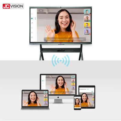 Monitor a 98 pollici del touch screen dello schermo piatto astuto interattivo educativo del bordo di JCVISION