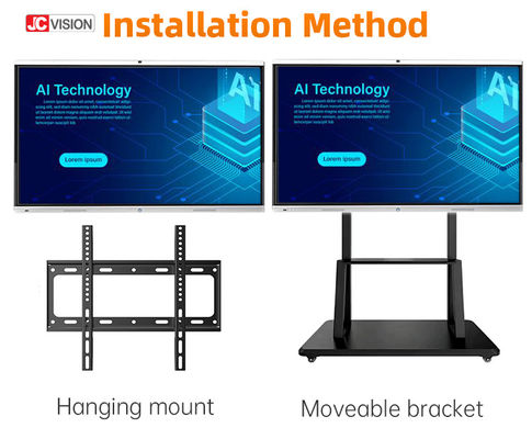 JCVISION 55 pollici Android Smart Interactive Whiteboard per l'insegnamento in classe