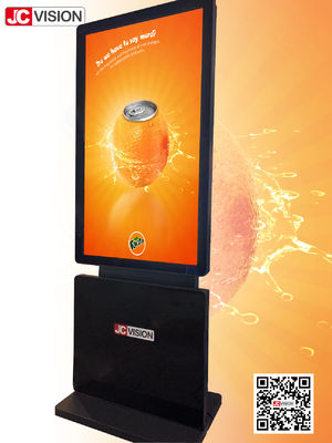 JCVISION Android 128GB Digital Signage Display Design sospeso da pavimento e soffitto