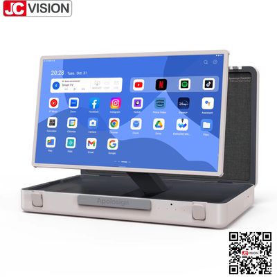JCVISION 27" portatile monitor touch screen Android 12 System Smart screen valigia