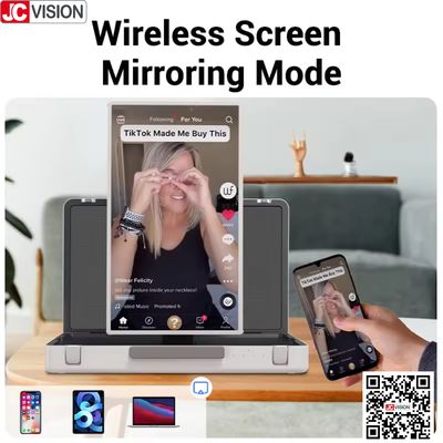 JCVISION 27" portatile monitor touch screen Android 12 System Smart screen valigia