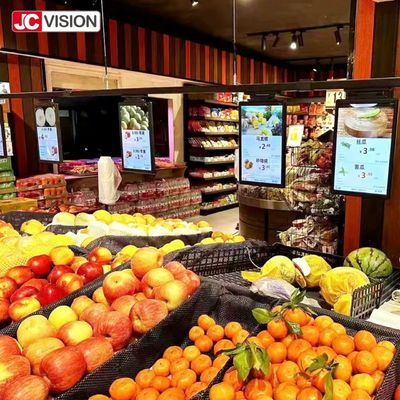 JCVISION Display di segnaletica digitale facile da installare etichetta elettronica sullo scaffale Display LCD tecnologia TFT