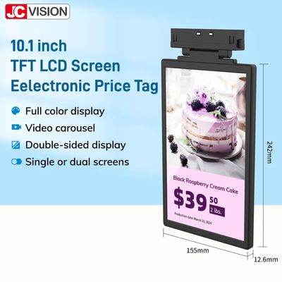 JCVISION Display di segnaletica digitale facile da installare etichetta elettronica sullo scaffale Display LCD tecnologia TFT