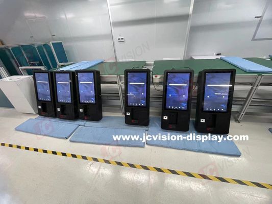JCVISION 24 pollici self-service Payment Kiosk touch screen angolo visivo 178°/178° adatto per ambiente 0C  50C