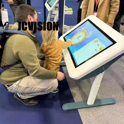Altezza e rotazione regolabile Tavolo touch interattivo Android multicolore per l'istruzione