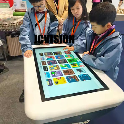 Altezza e rotazione regolabile Tavolo touch interattivo Android multicolore per l'istruzione