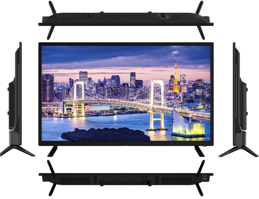 JCVision Smart TV da 75 pollici, sistema operativo Android 12.0, 300 Cd/M2 con 56 lingue di visualizzazione