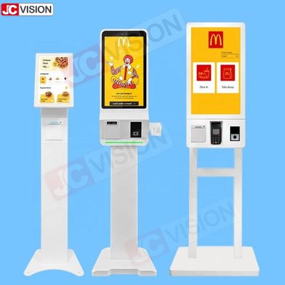 15.6 21,5 24 32 pollici Pavimento interno Standing Self-service Payment Kiosks Terminal Self-Service Checkout Kiosk Machine Fornitore