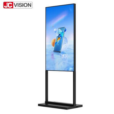 Display da terra da 49" ad altissima luminosità 2000 nits, Full HD, Android 9+ per uso commerciale