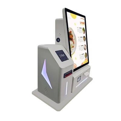 24" Decorazione a LED Desktop Android Computer Touch Screen Chiosco di pagamento con raccolta contanti