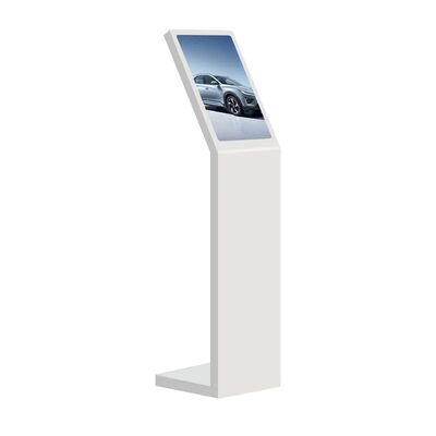 18.5 21,5 Inch Self Service Digital Interactive Information Kiosk Tipo L schermo verticale schermo tattile chiosco bianco