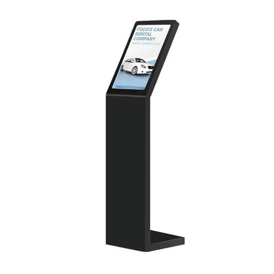 18.5 21,5 Inch Self Service Digital Interactive Information Kiosk Tipo L schermo verticale schermo tattile chiosco bianco