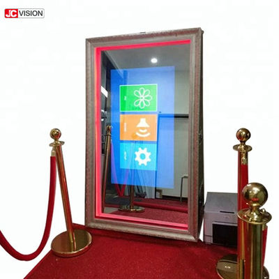 Specchio interattivo di Selfie della più nuova cabina magica a 65 pollici a 55 pollici della foto