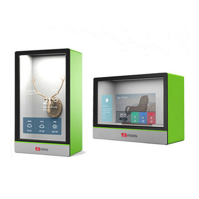 Annunciando la scatola di presentazione LCD trasparente del touch screen LCD trasparente a 21,5 pollici