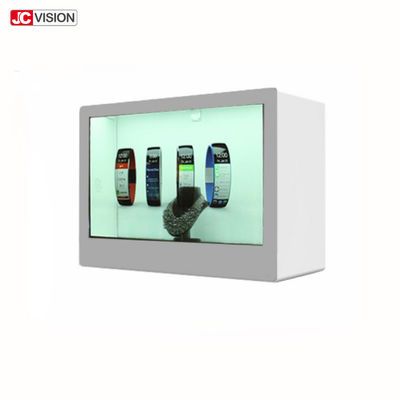 Display LCD ad alta luminosità da 49 pollici, Vetrina LCD trasparente 1920*1080 Full HD