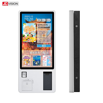 JCVISION Chioschi di self-order 24 pollici Chiosco self-service con menu in cinese/inglese e manuale in inglese