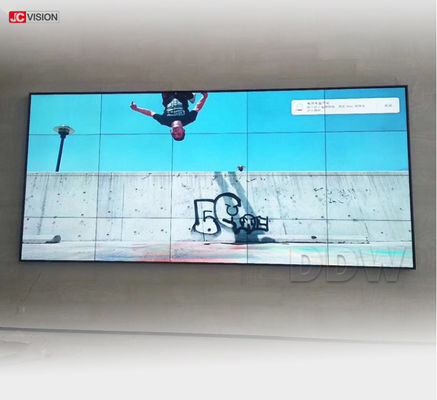 schermo LCD 500cd/m2 Jcvision 6.77M a 55 pollici Color della parete dell'incastonatura di 0.88mm video
