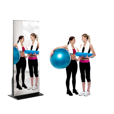 Palestra domestica 3D virtuale 32&quot; 43&quot; touch screen interattivo dello specchio astuto di esercizio