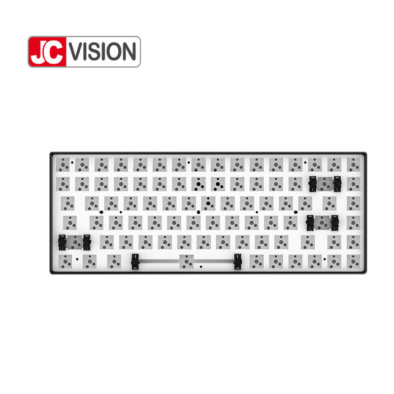 JCVISION 84 chiude a chiave la struttura di alluminio della tastiera dei corredi dell'anti della formazione immagine residua metallo meccanico di CNC