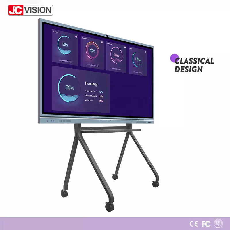 Silver 4k LCD Interctive White Board I7 4GB 20 punti di tocco per insegnamento/conferenza di classe