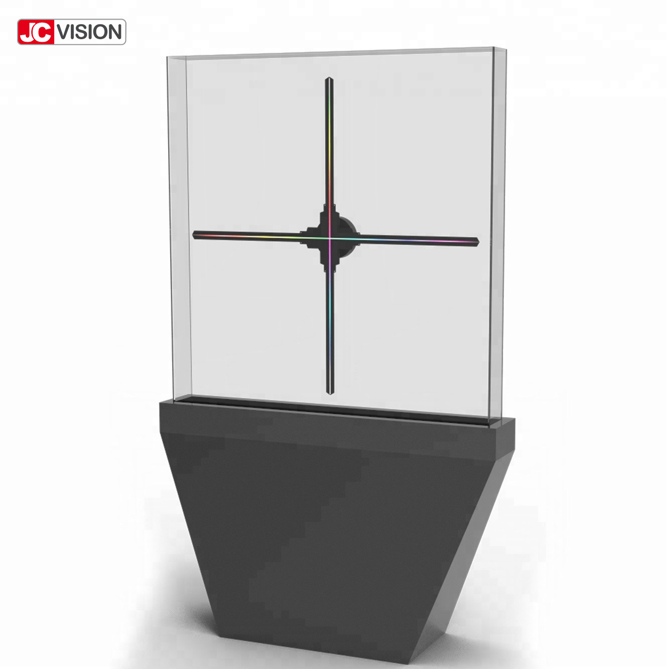 Ventilatore Olografico 3D Da 65 Cm (25,6") – 768 LED – WiFi E Bluetooth – 2500 Cd/m² – 1500 Video Gratuiti – Proiettore Olografico Pubblicitario