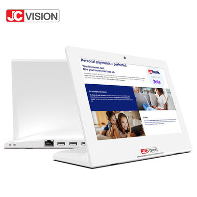 JCVISION L Shape 10,1 Inch Display pubblicitario Android Tablet Feedback Kiosk